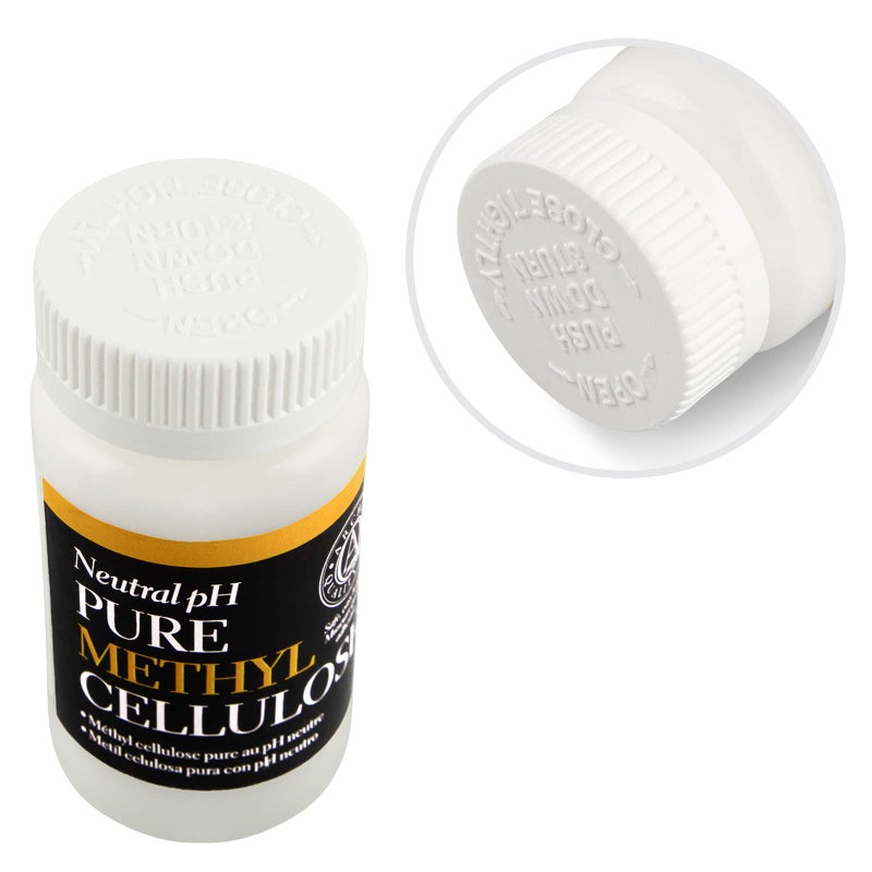 لينيكو لاصق سليلوز ميثيل محايد من لينيكو، 1.5 أونصة، غراء متعدد الأغراض خالي من الأحماض، سريع الجفاف وشفاف، قابل للذوبان في الماء، لإصلاح تجليد الكتب، والتأطير، والفن التصويري، والحرف الفنية الورقية، حزمة من 2 - Image 3